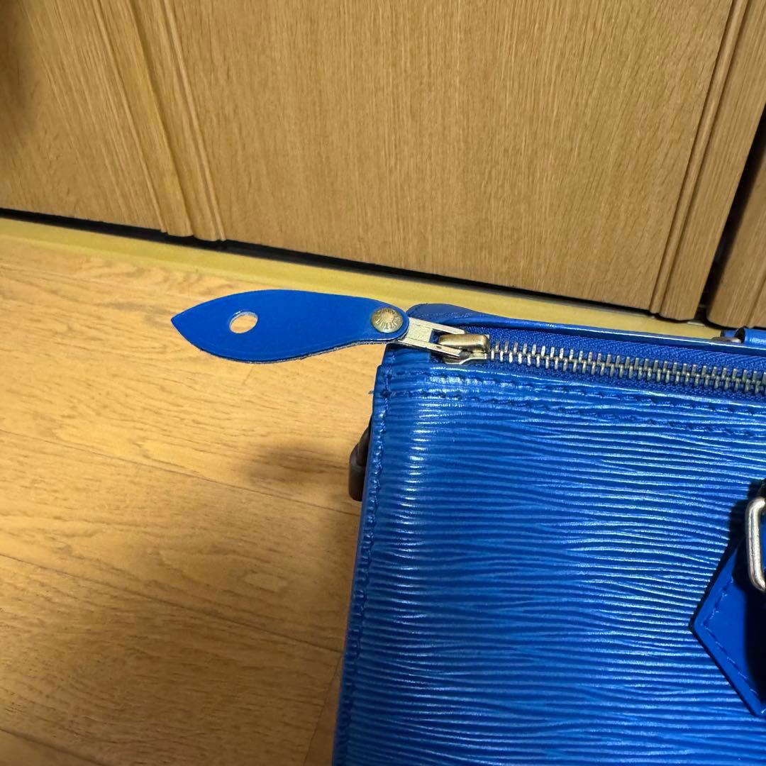 Louis Vuitton エピ　ボストンバッグ ブルー