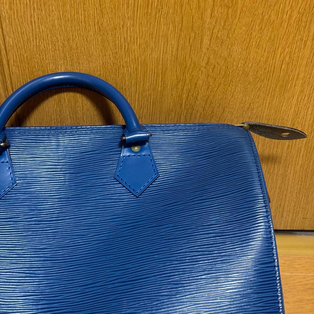 Louis Vuitton エピ　ボストンバッグ ブルー