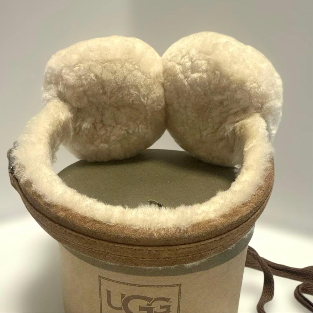 UGG アグ イヤーマフ 耳あて ファー スエード ブラウン