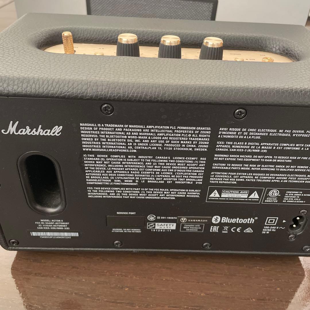 ちゃんれん様Marshall Acton II ブラック スピーカー