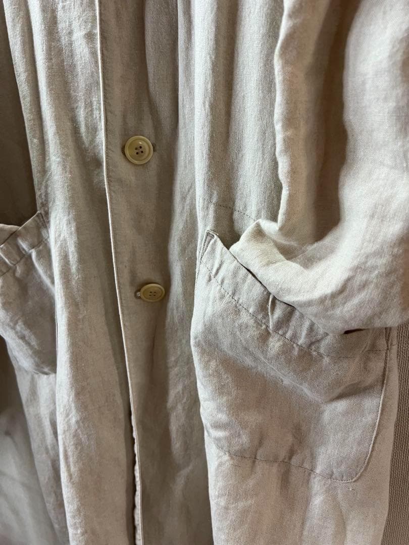 ★高品質！ナチュランnest robe厚手コットンリネンお洒落なコート