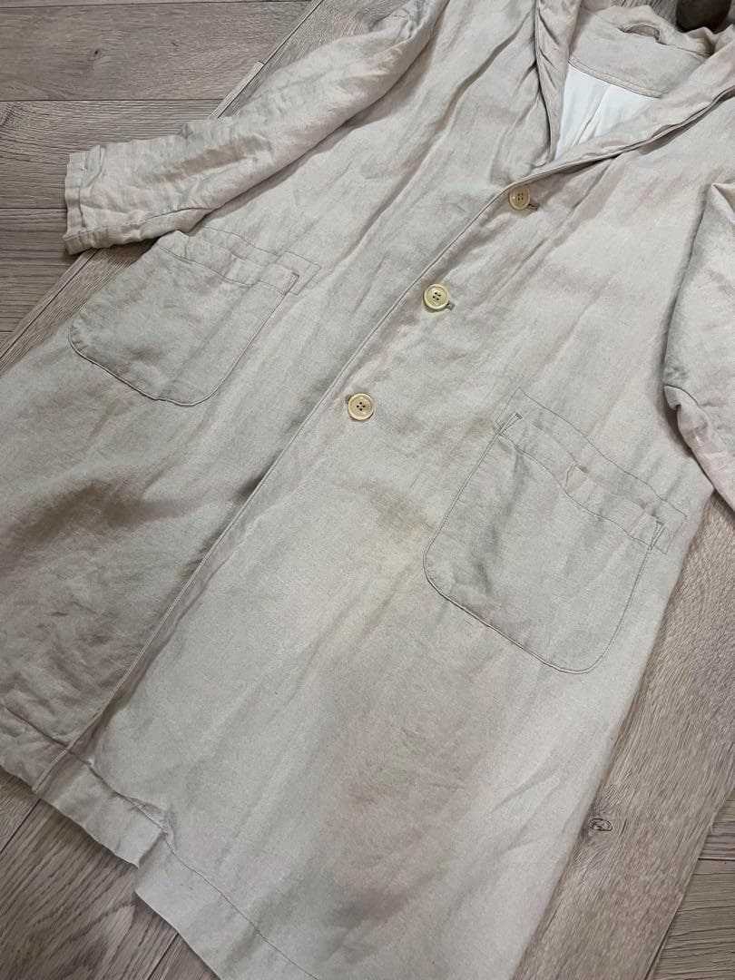 ★高品質！ナチュランnest robe厚手コットンリネンお洒落なコート