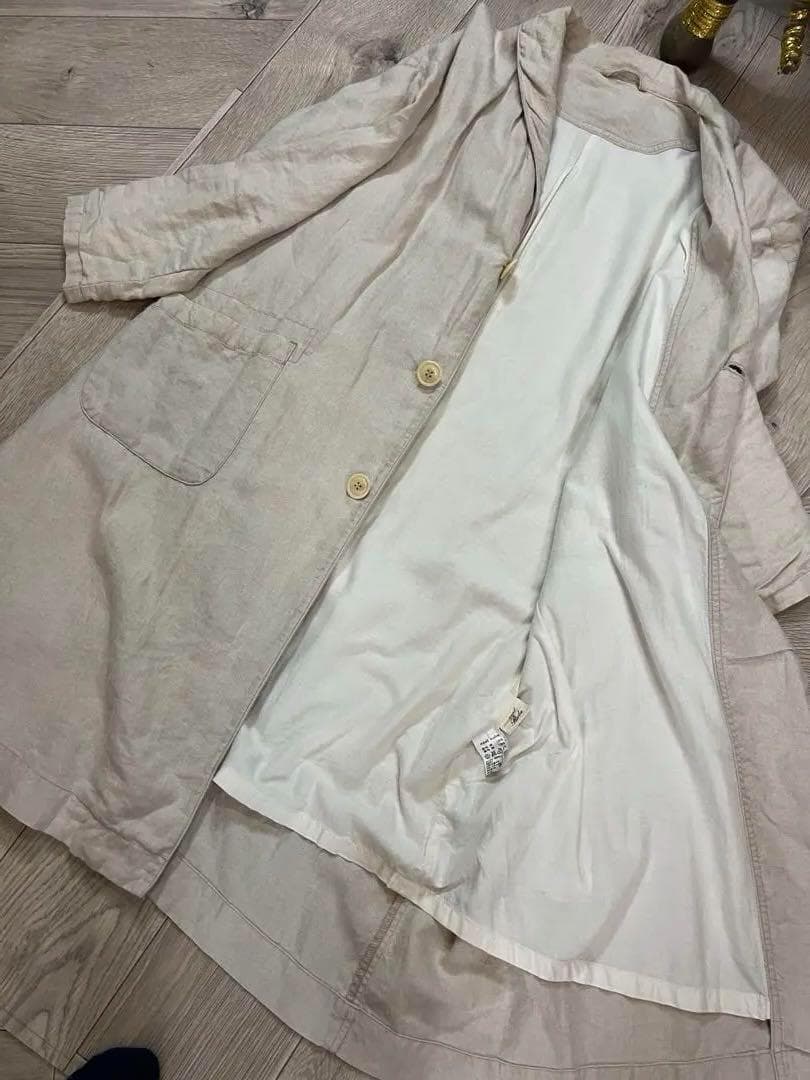 ★高品質！ナチュランnest robe厚手コットンリネンお洒落なコート