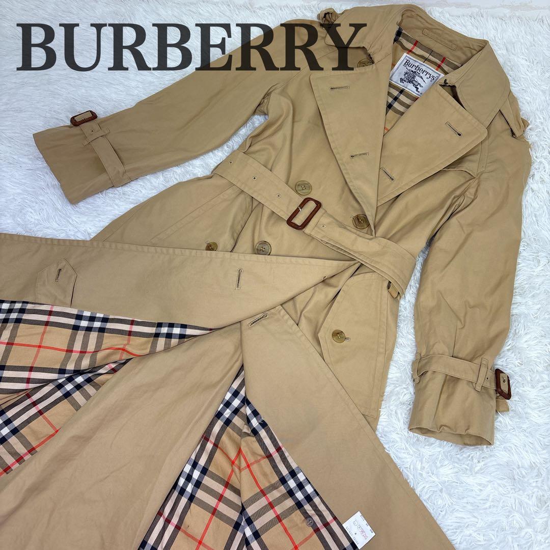 BURBERRY トレンチコート ベルト コットン100％ ベージュ M相当