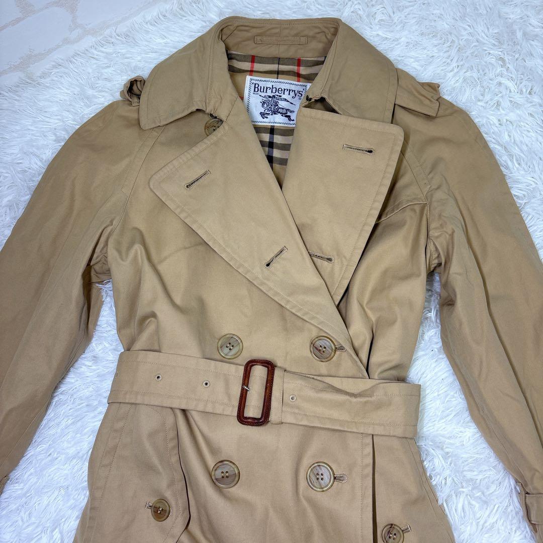 BURBERRY トレンチコート ベルト コットン100％ ベージュ M相当