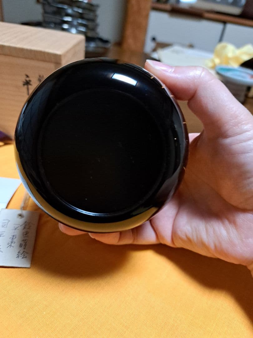 茶道具 新井司平「鈴虫平棗」