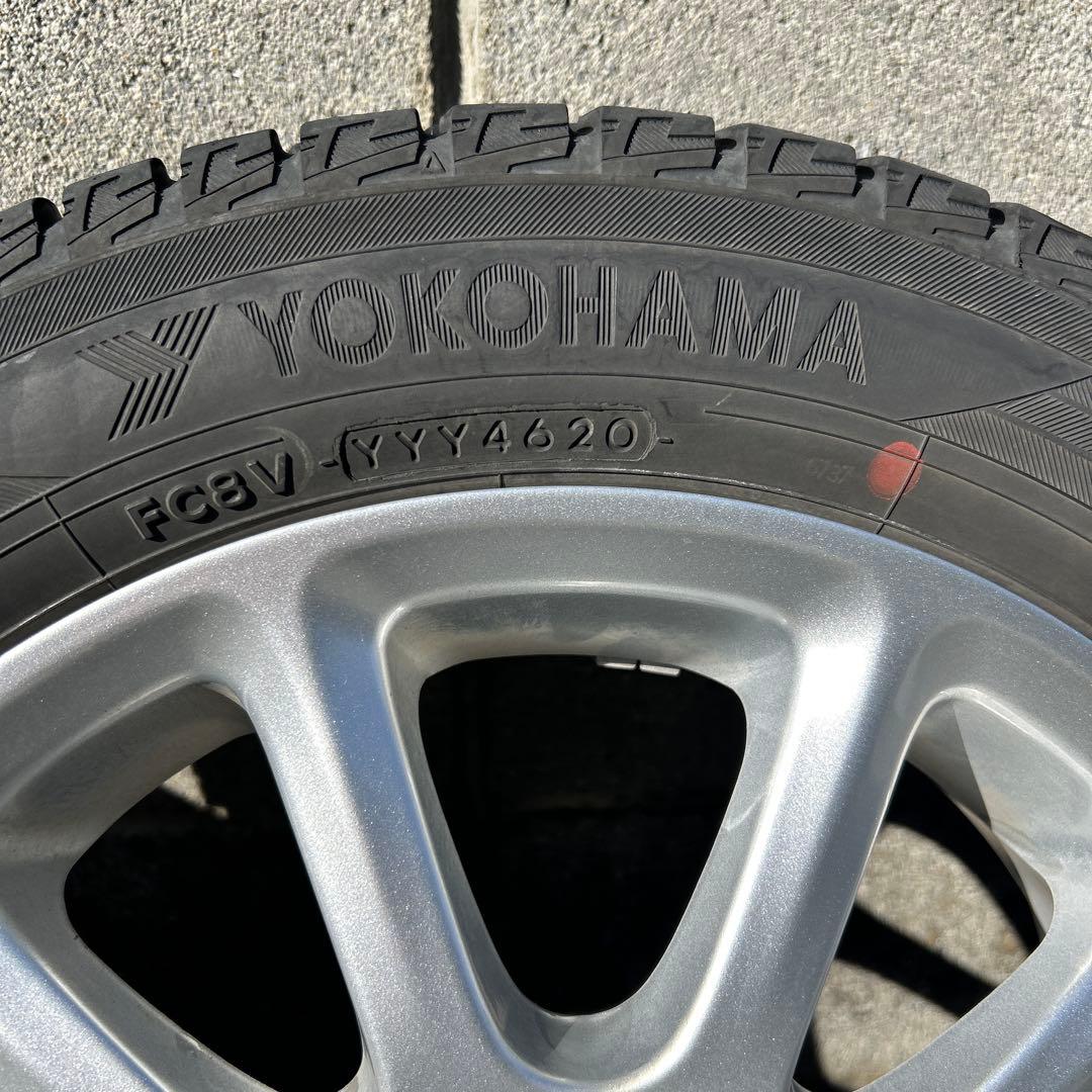 155/65R14ダイハツ純正アルミとスタッドレスタイヤ４本セット送料込
