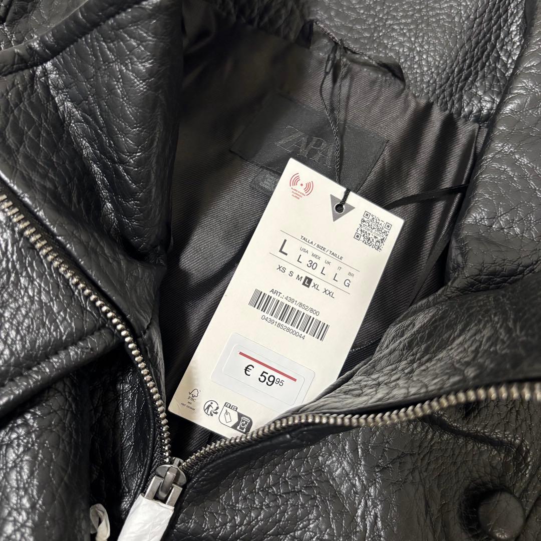 【ひろ様】ZARA ザラ♡フェイクレザージャケット♡L（11〜13号）