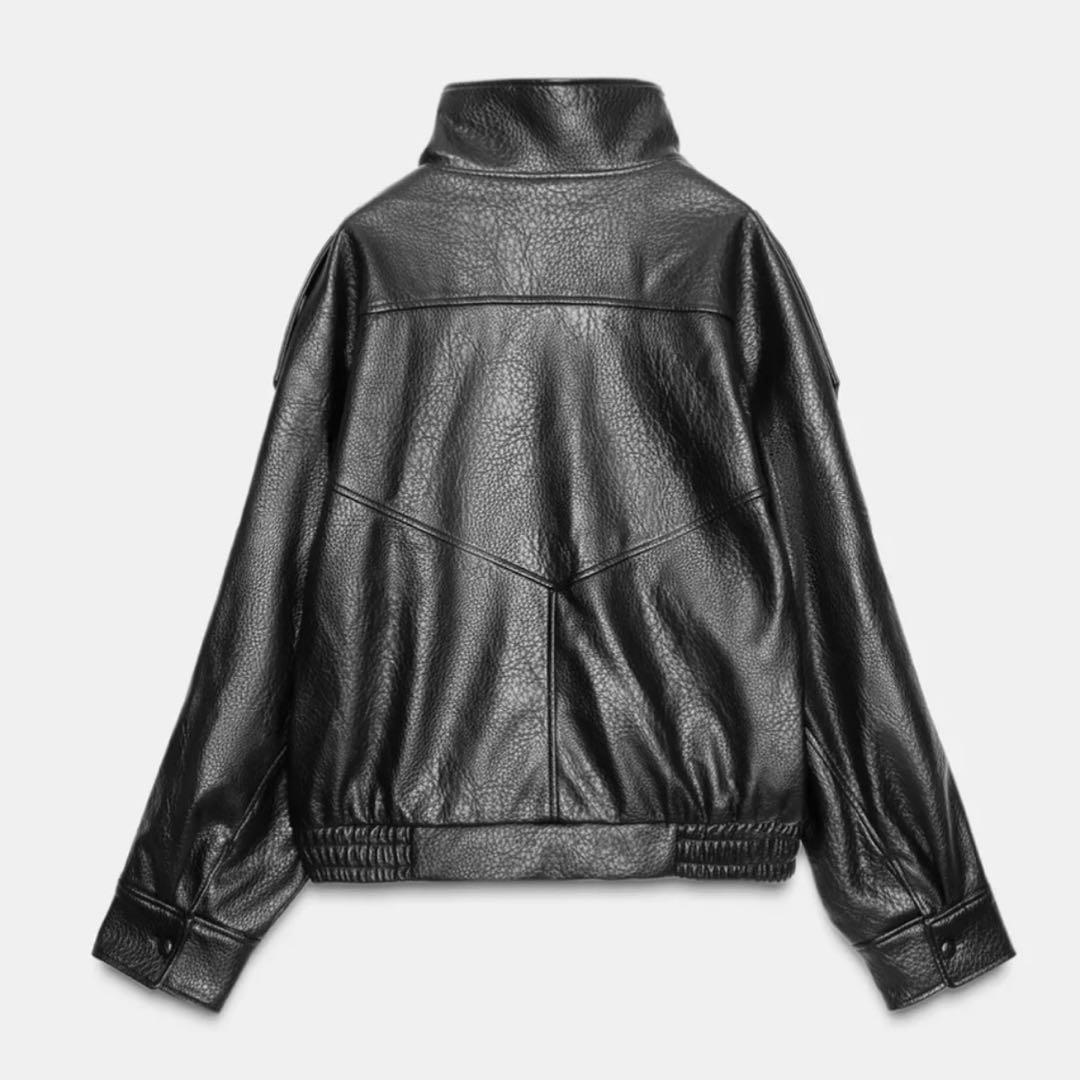 【ひろ様】ZARA ザラ♡フェイクレザージャケット♡L（11〜13号）