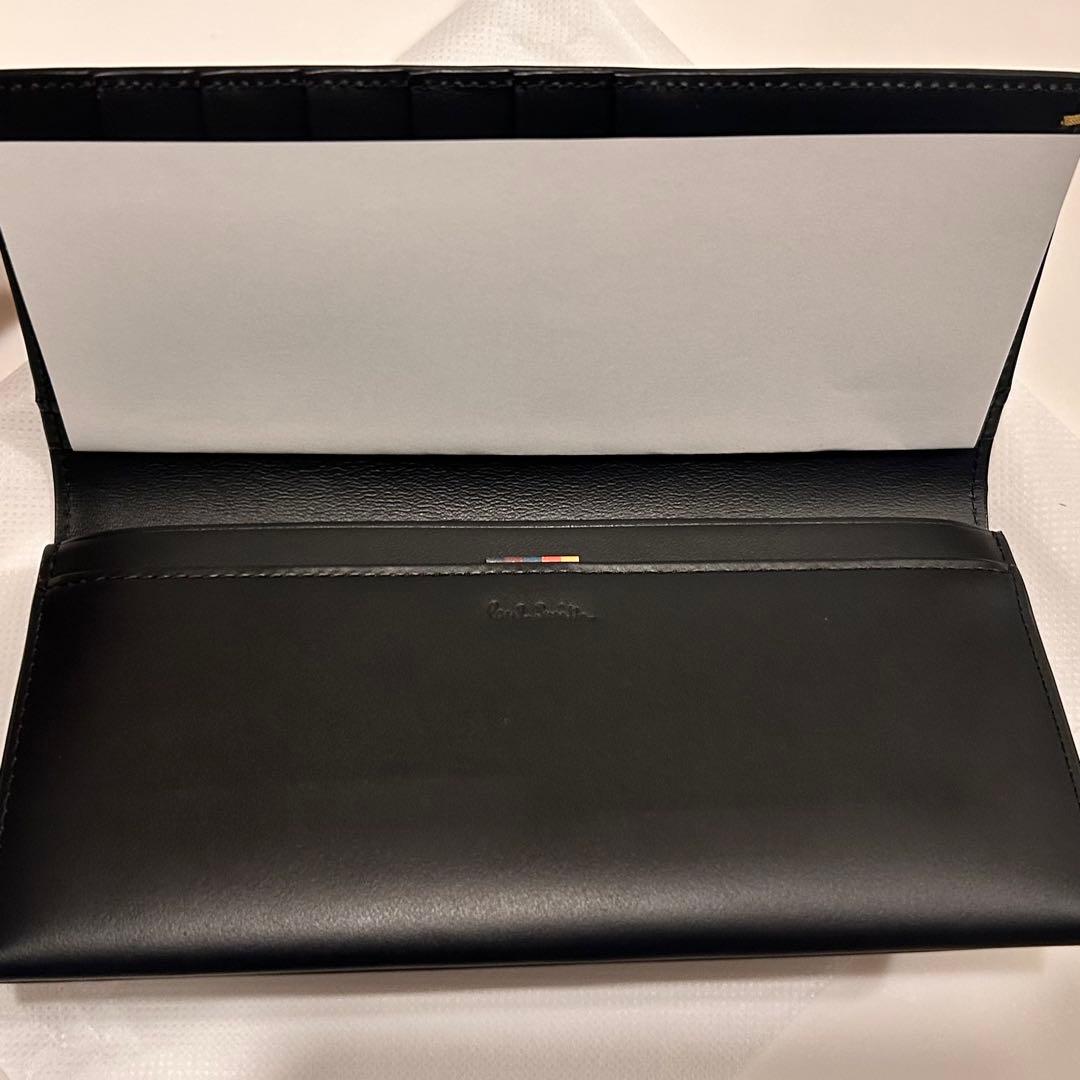 【新品・未使用】定価¥24,200 Paul Smith 長財布 ブラック