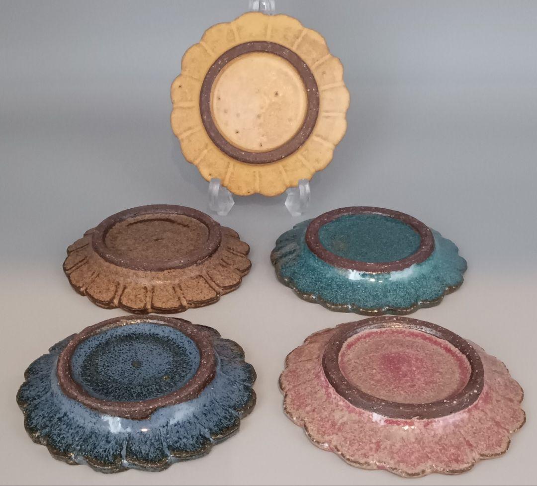 小澤基晴　輪花 豆皿 5点 セット