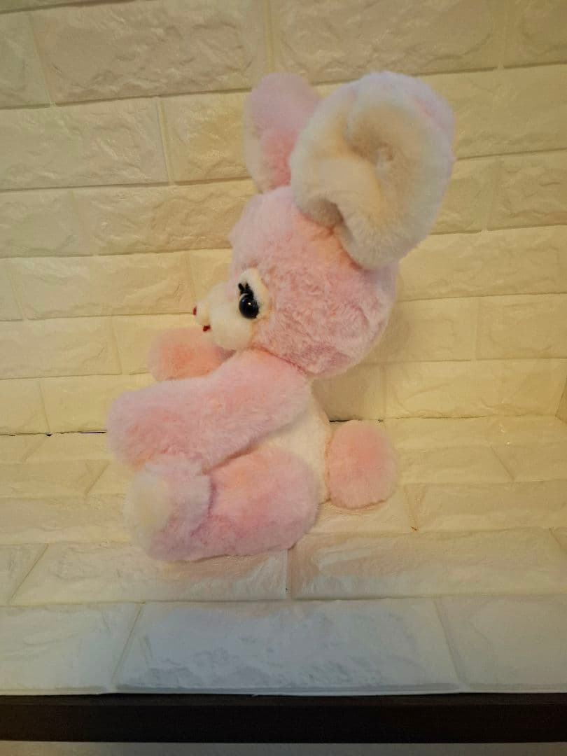 ぬいぐるみ、うさぎ、バニー、ハンドメイド、オリジナル、特大、ピンク