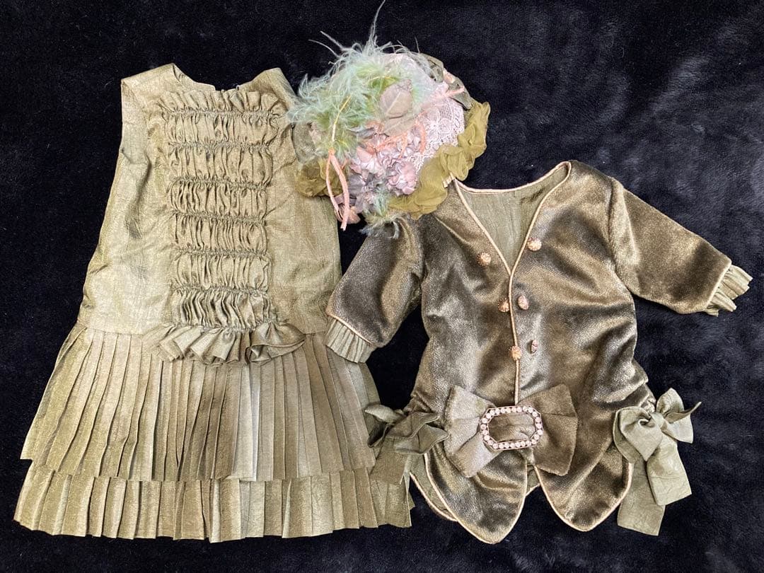 ビスクドール　ドレス　ジュモー11号サイズ