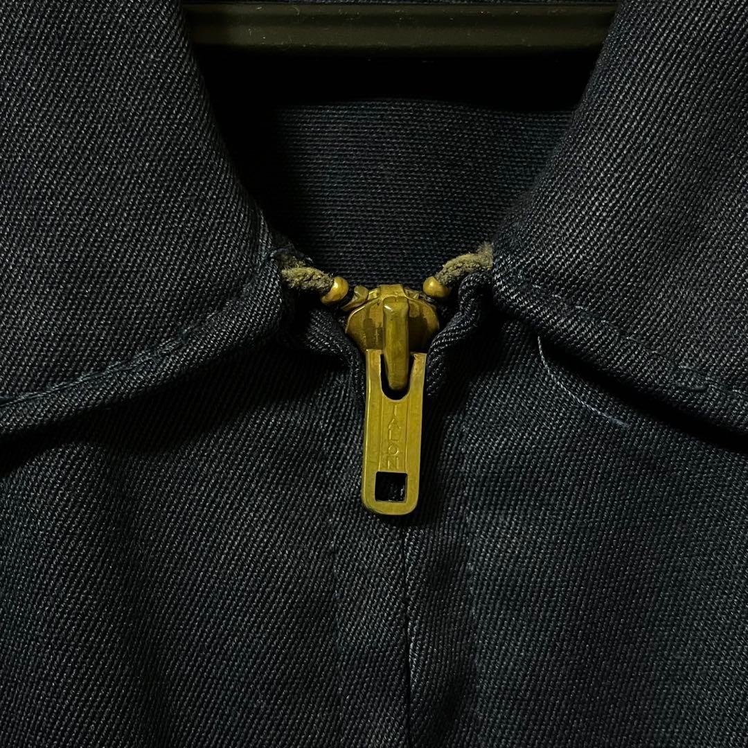 vintage ワークジャケット 古着 チェーンステッチ