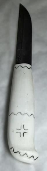 1960年代ヴィンテージ】フィンランド製伝統工芸プーッコナイフ刻印入・毛皮シース