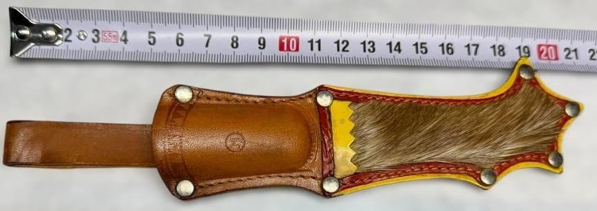 1960年代ヴィンテージ】フィンランド製伝統工芸プーッコナイフ刻印入・毛皮シース