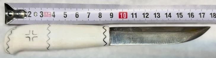 1960年代ヴィンテージ】フィンランド製伝統工芸プーッコナイフ刻印入・毛皮シース