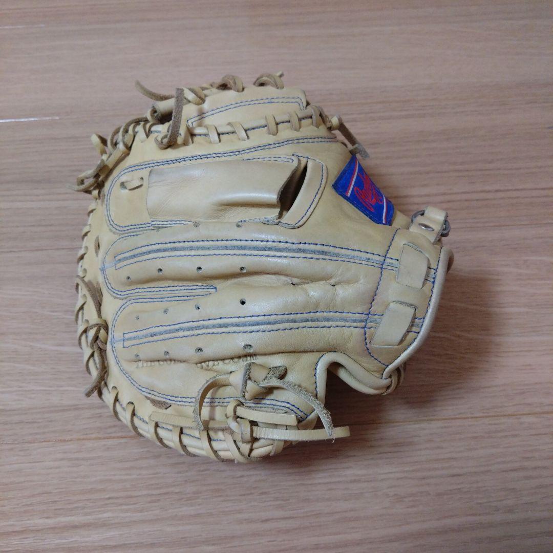 少年軟式Rawlings キャッチャーミットベージュ
