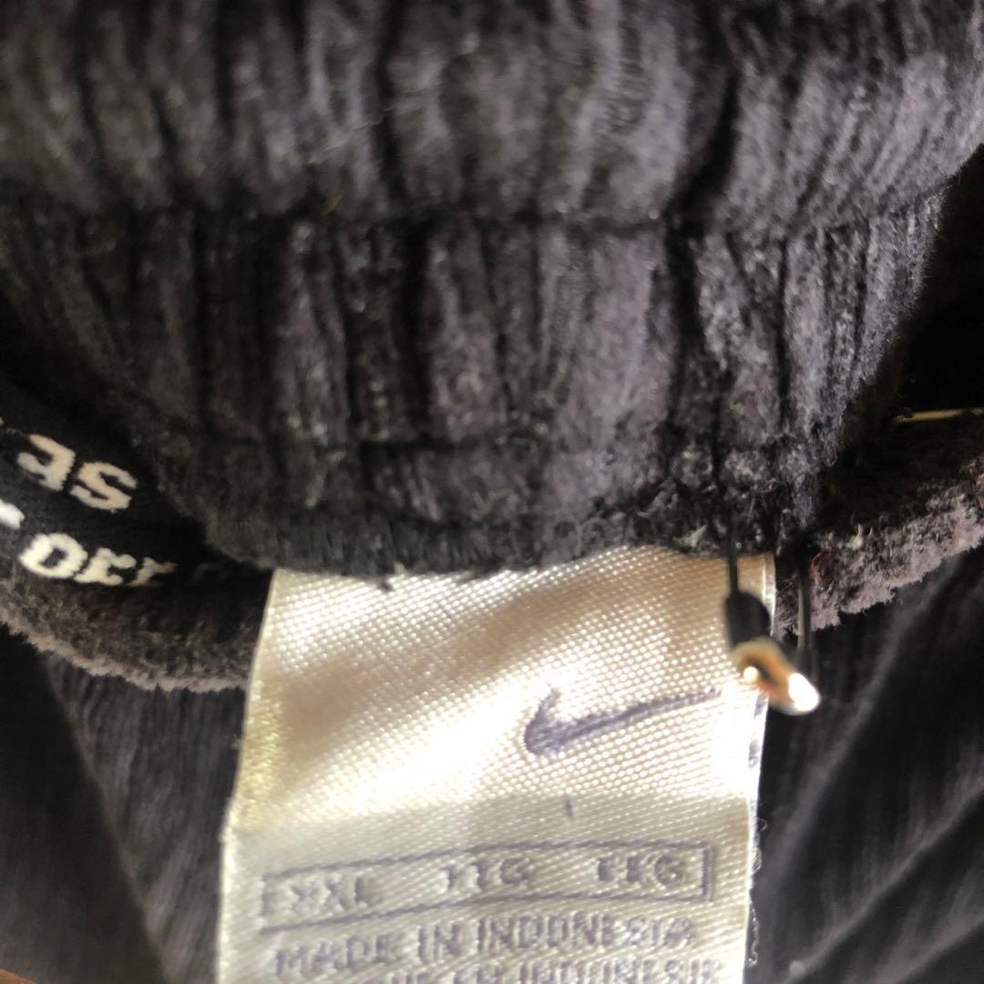 00s NIKE / パンツ 別珍 バイカラー 刺繍 ナイキ デザイン古着