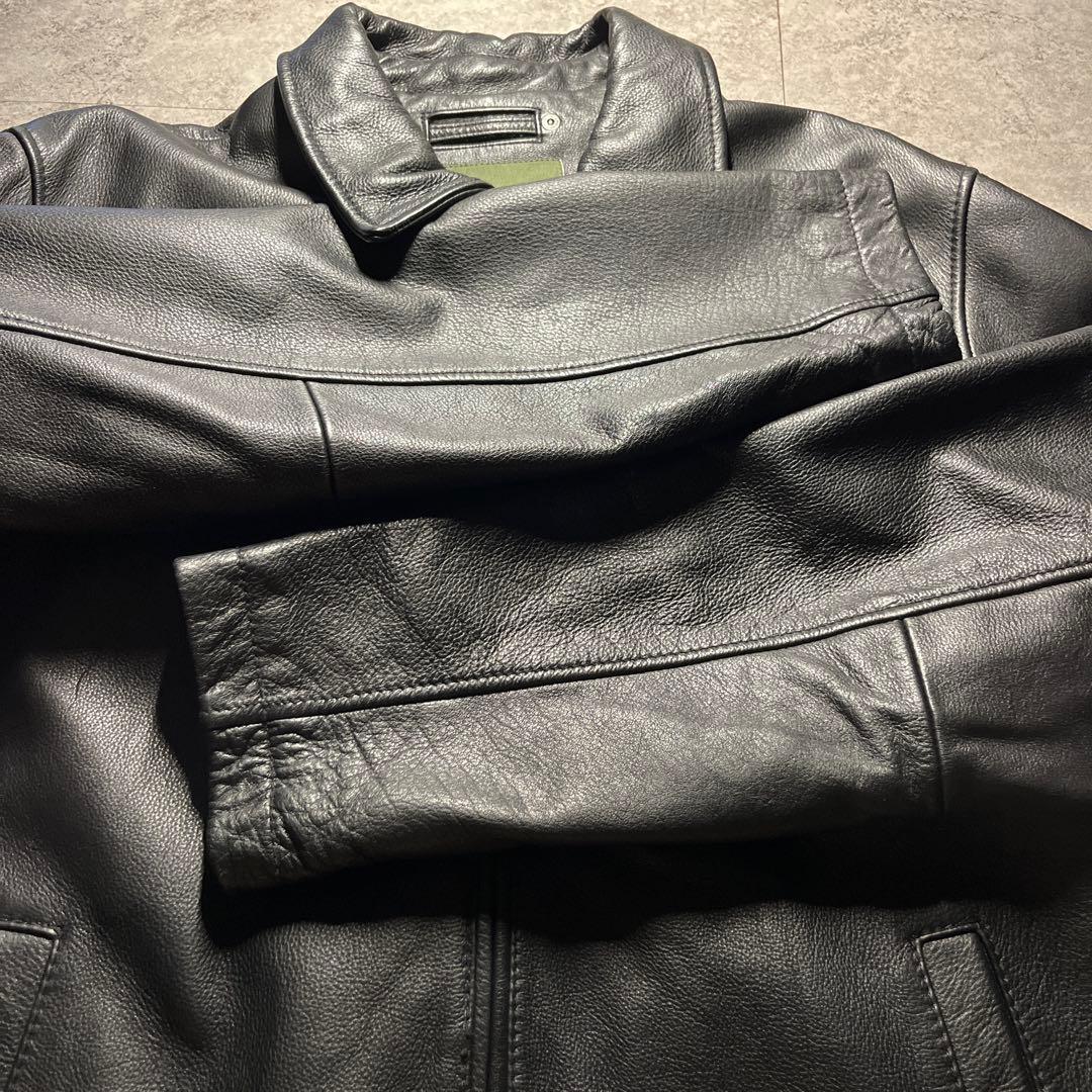 美品 エディーバウアー シングル レザージャケット XL 送料無料