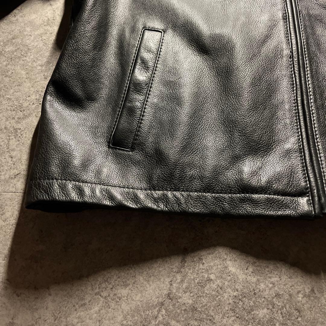 美品 エディーバウアー シングル レザージャケット XL 送料無料