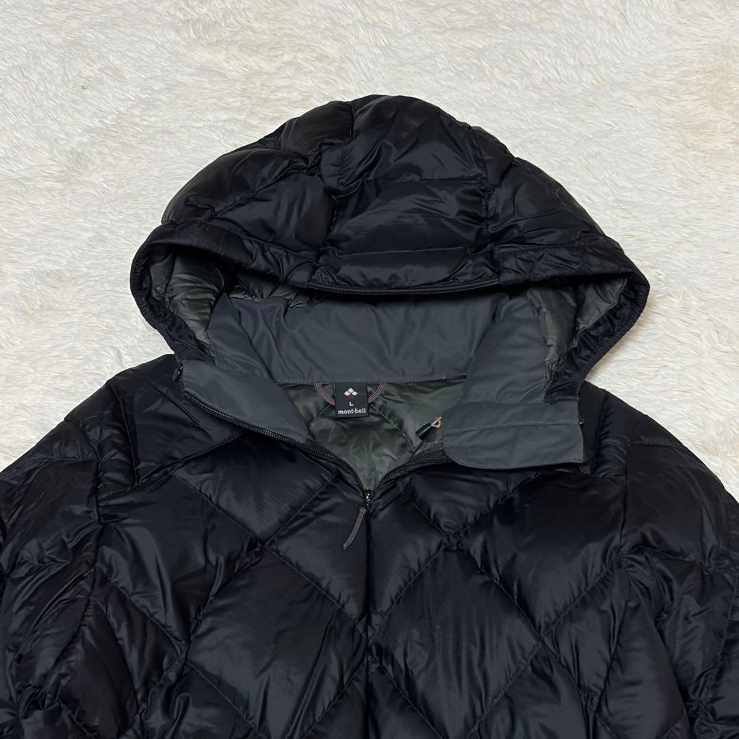 mont-bell モンベル ダウンパーカ 黒 ブラック Lサイズ レディース