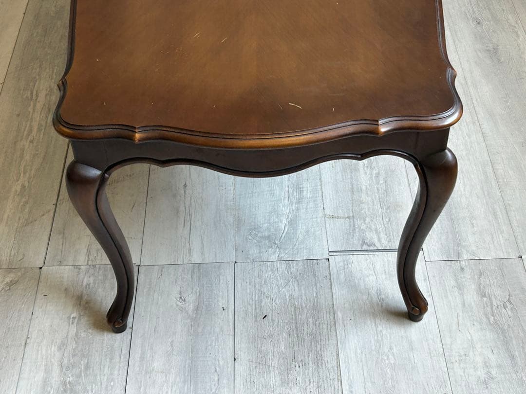 カリモク　コロニアル　猫脚　センターテーブル　ローテーブル　クラシック　IZ