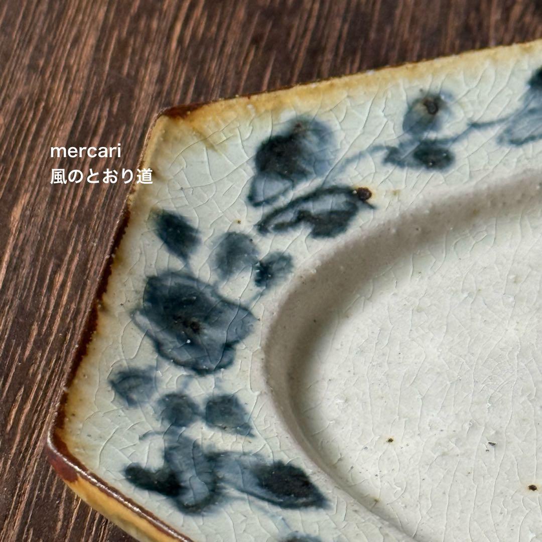 【新品】コウホ窯 市野吉記 安南手八角皿 丹波焼 作家もの 個展購入 入手困難