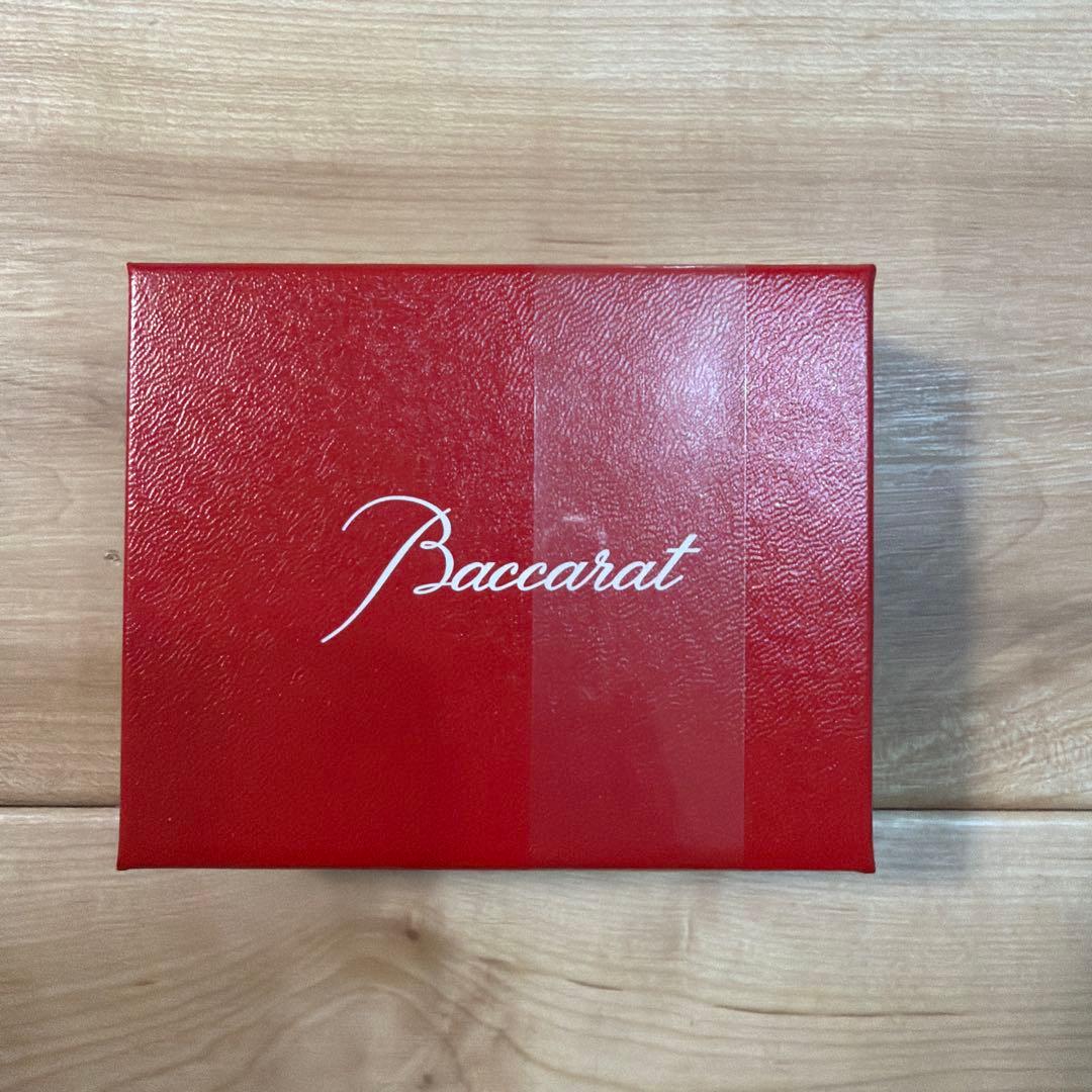 【新品】未使用　Baccarat バカラ ピアス アルクール レッド