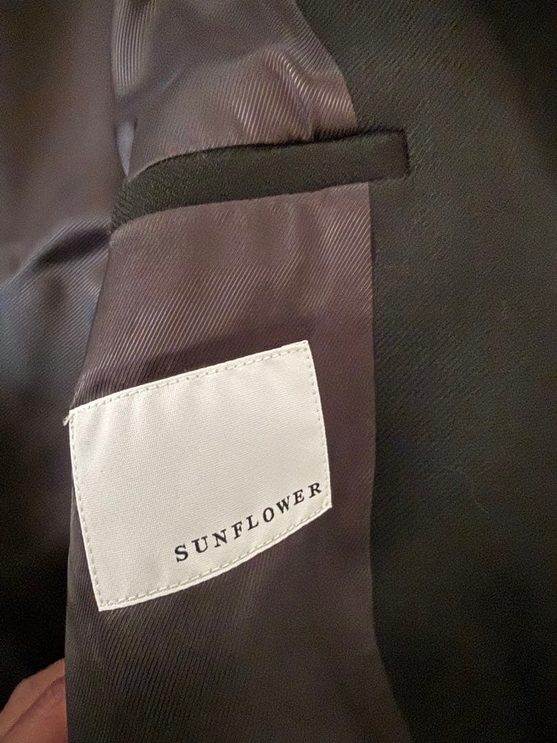 最終値下げ！　SUNFLOWER ブラック ジャケット(モーガン蔵人着用)