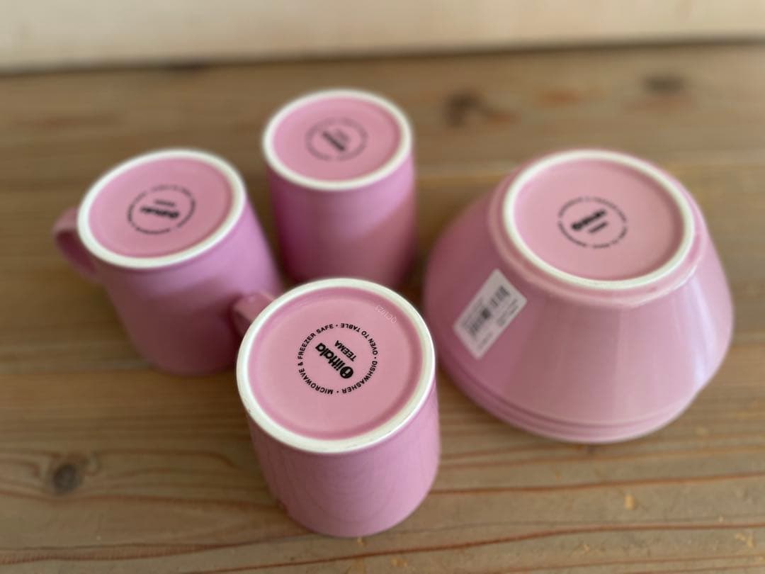 イッタラ　ティーマ　ボウル　マグカップ　ローズ