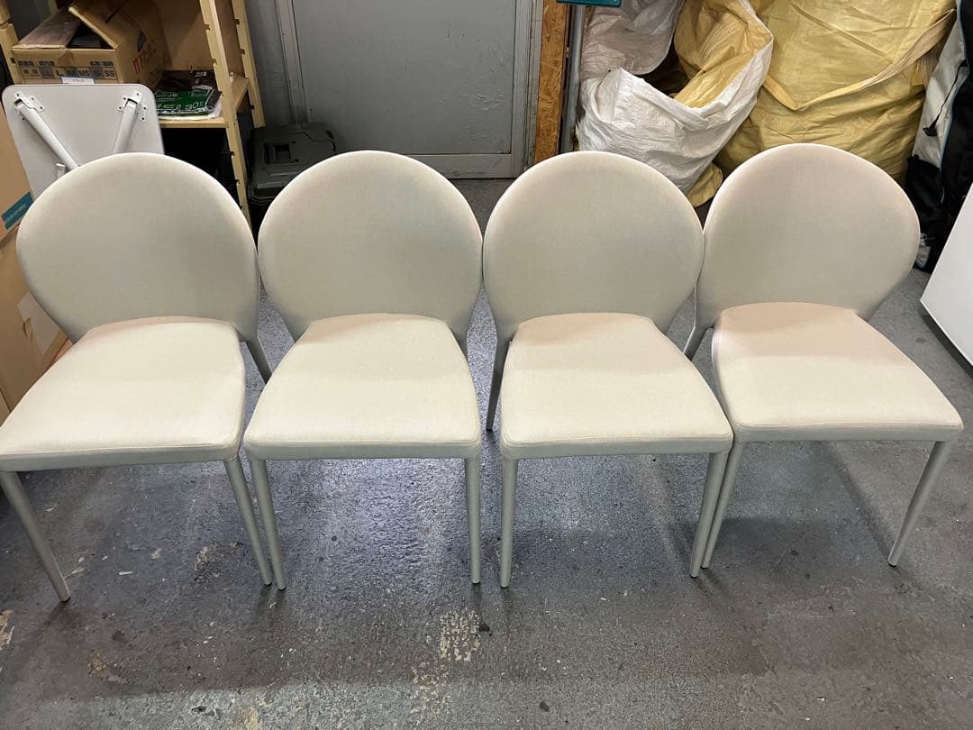 【守口市に引き取りか、たのメル便です】あずま工芸　ダイニングチェア　4脚セット