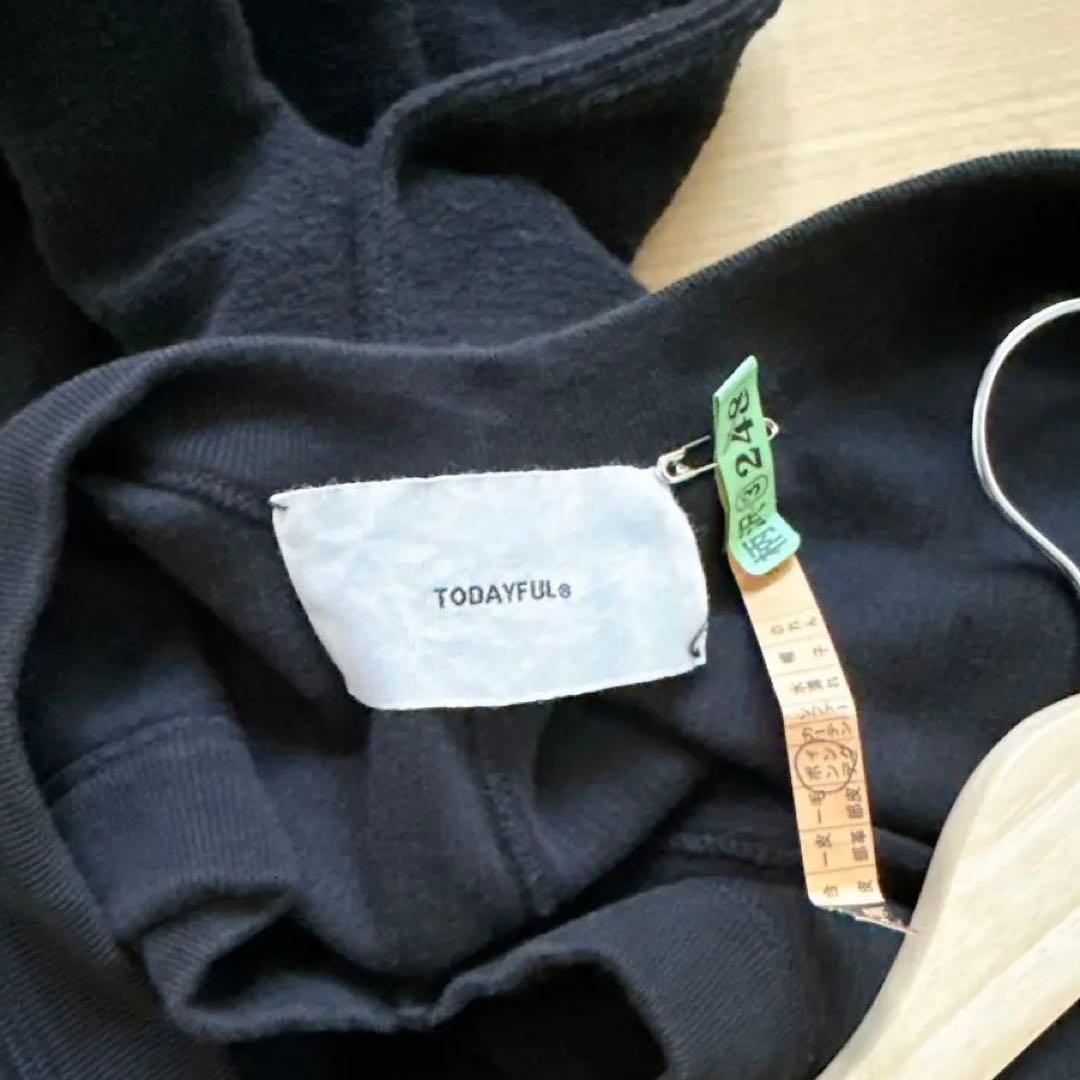 todayful コットンリネンラフコンビネゾン サロペット 黒 完売品 近年