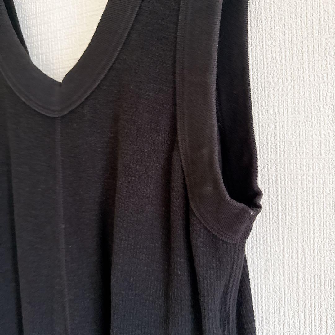 todayful コットンリネンラフコンビネゾン サロペット 黒 完売品 近年