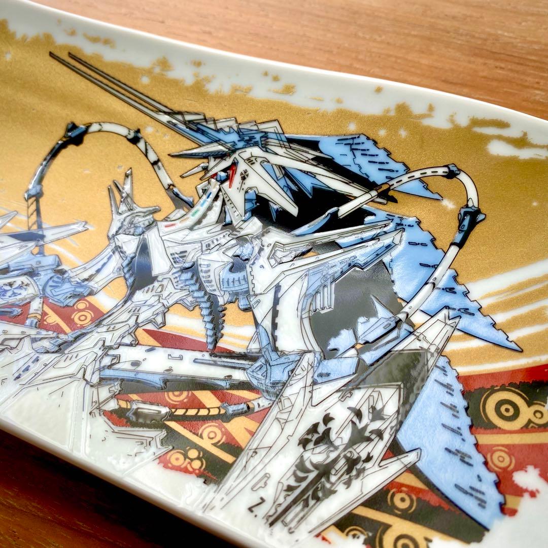 FSS/ファイブスター物語 九谷焼 長皿【希少】