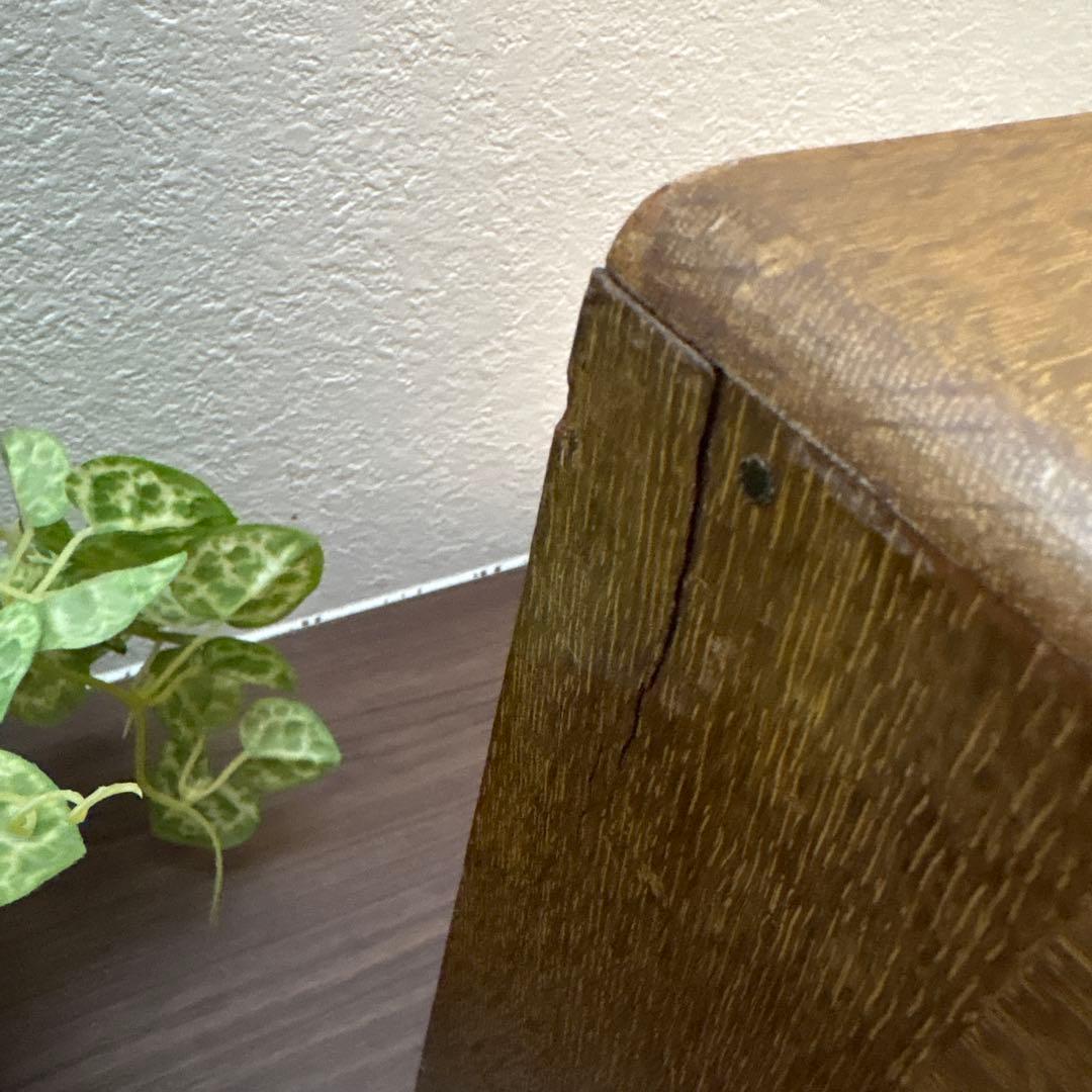 F*y様 木製レターケース　引き出し　6段収納　昭和レトロ　書類入れ　小物入れ