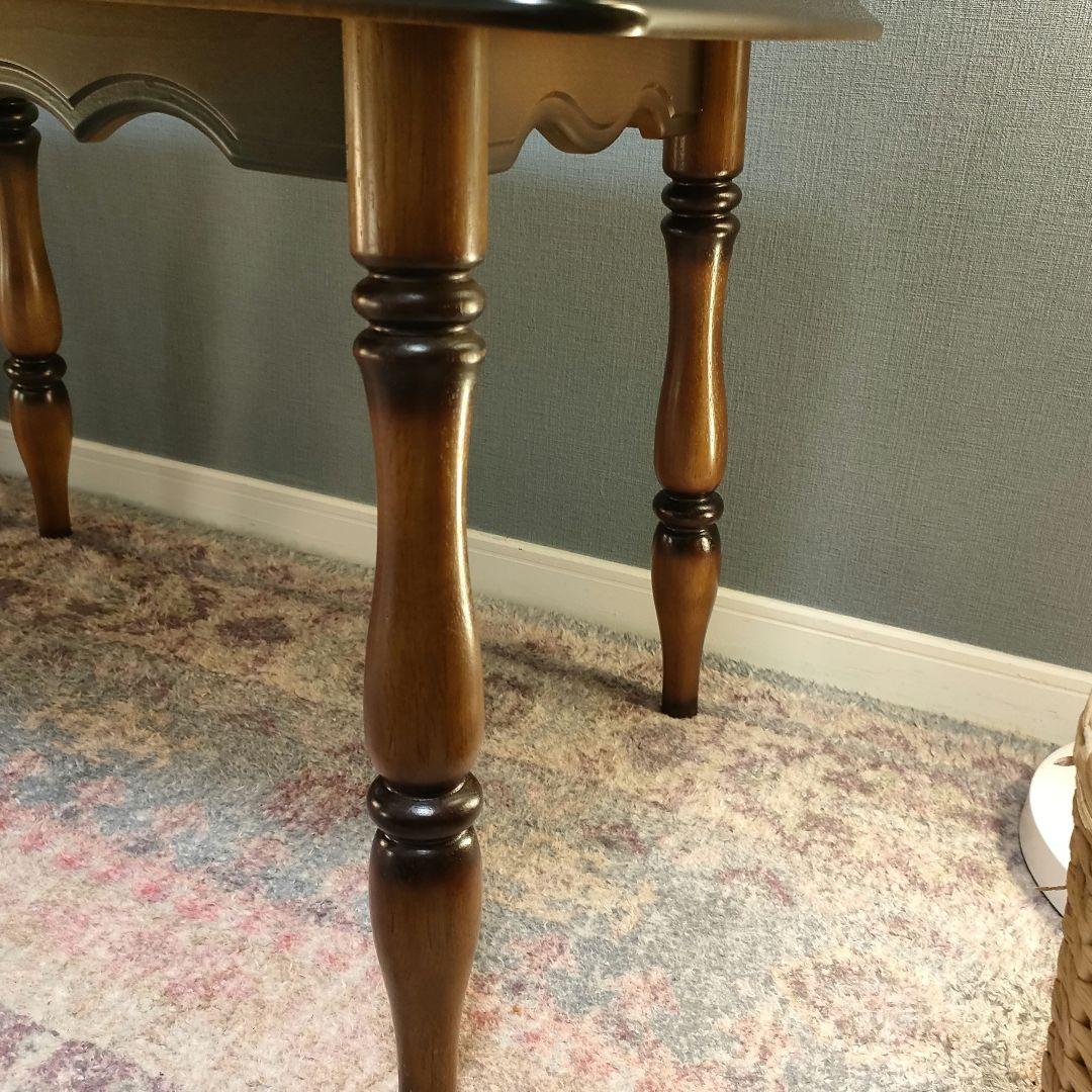 【CONS】カリモク家具 ローテーブル クラシック ろくろ脚