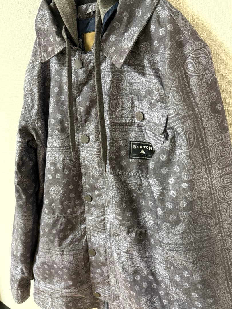 バートン　スノボウェア　ペイズリー柄　size M