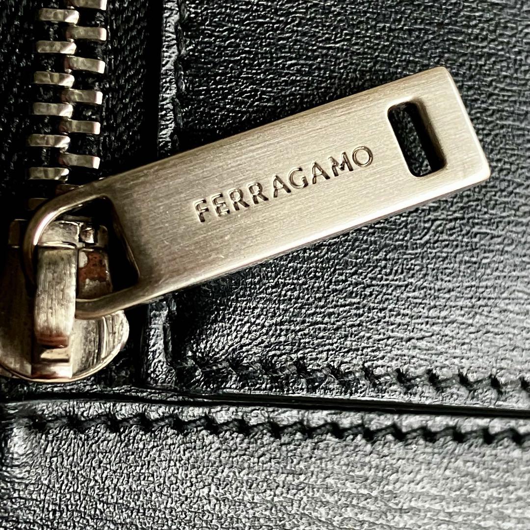 小物 FERRAGAMO Wallet Black Leather NERO
