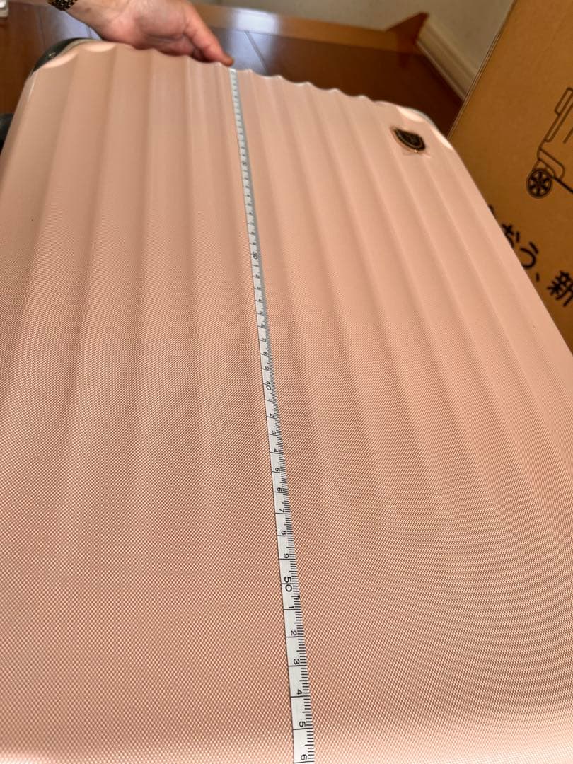 新品未使用 New Trip ピンク中型キャリーケース M 24インチ4～6泊