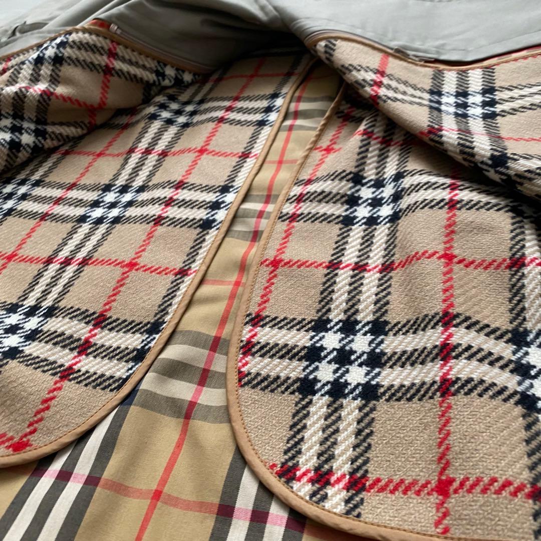 【極美品】 バーバリーズ トレンチコート ライナー ノバチェック ベルト メンズ