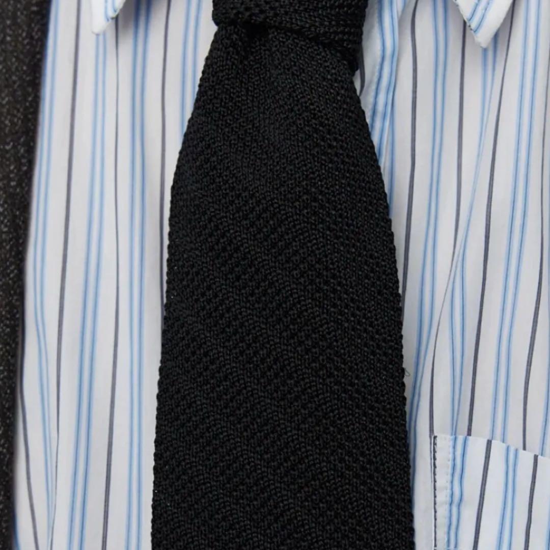 Mfpen エムエフペン ニットシルクタイ Knitted Silk Tie