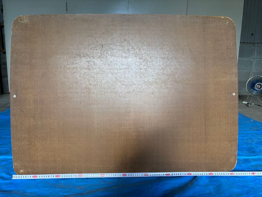 【昭和レトロ】丸みのあるこたつ天板 w102×D74×H36 炬燵 角丸天板