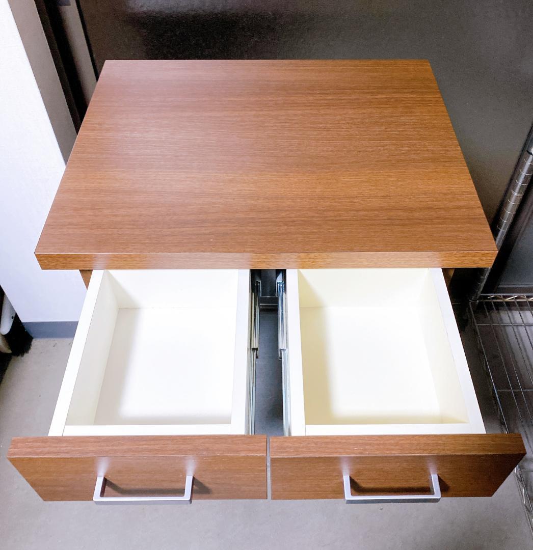 サイドテーブル インテリア サロン作業台 引き出し付き