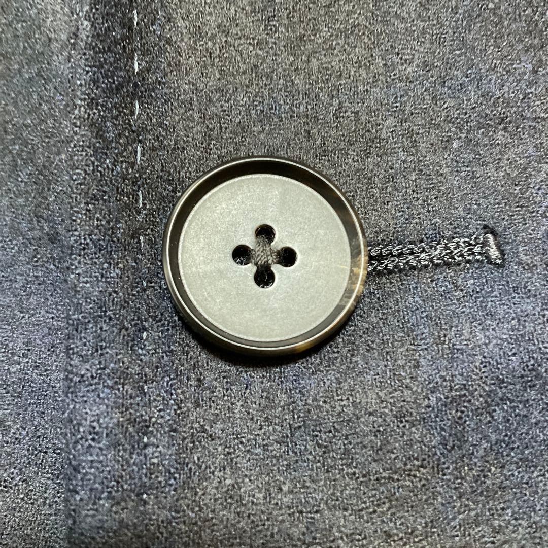 美品⭐︎コムサメン ライナー付ウールチェスターコート チェルッティ 紺 L