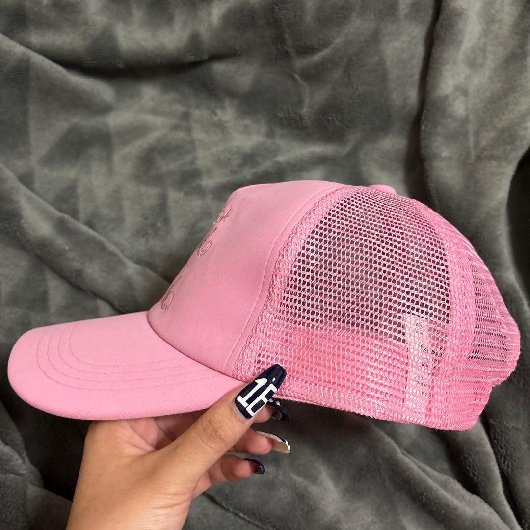 black eye patch ブラックアイパッチ　 ピンクメッシュキャップ