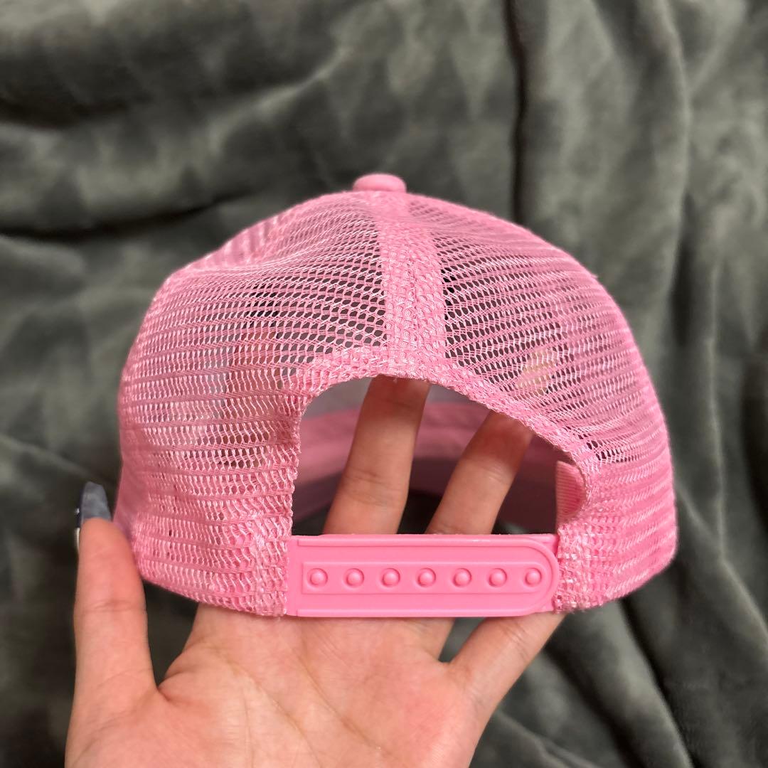 black eye patch ブラックアイパッチ　 ピンクメッシュキャップ