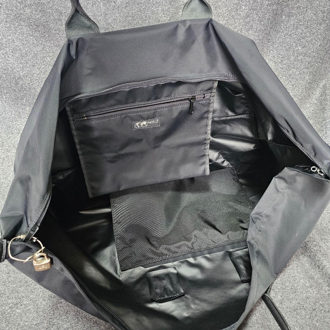 美品【アニエスベーボヤージュ】2WAY ボストンバッグ 旅行バッグ 黒