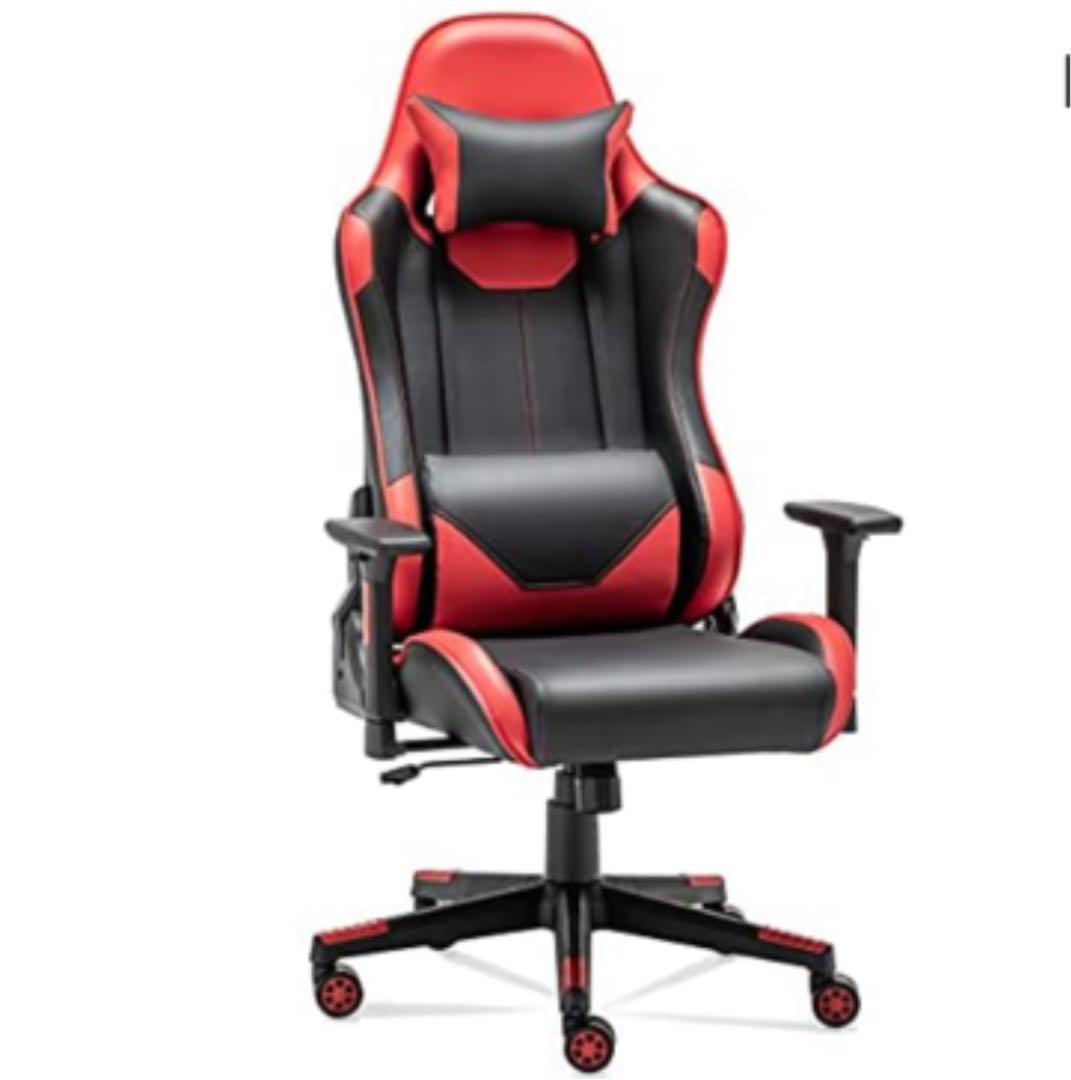 ゲーミングチェア　長時間の座り作業に最適　150ｋｇ耐荷重で安定性ばつぐん