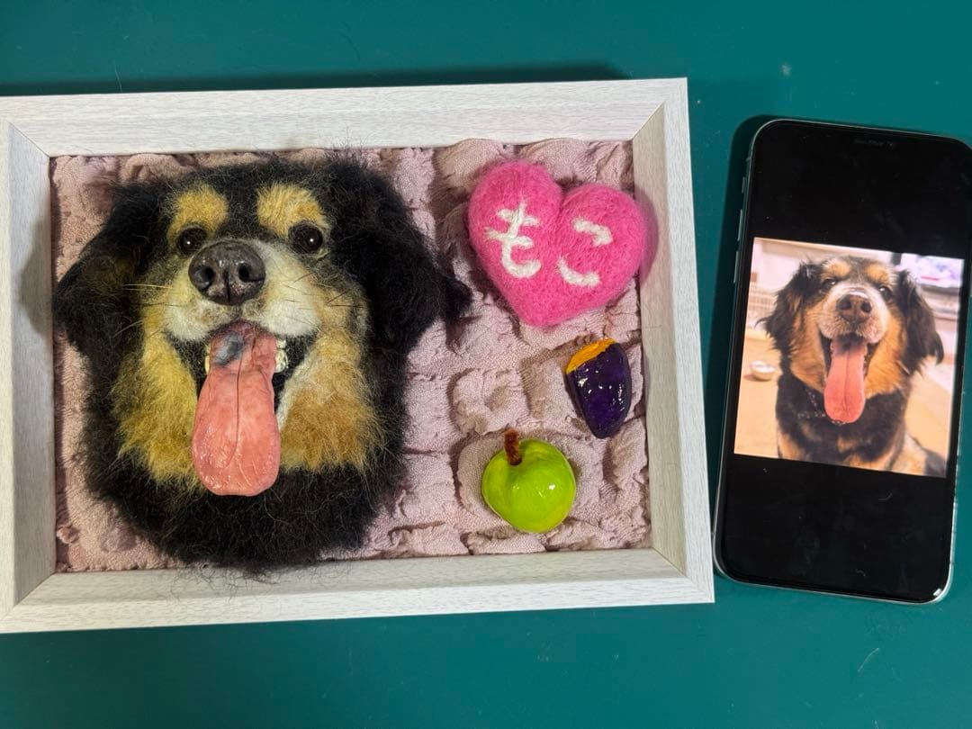 わんこ限定　うちの子プレート　オーダー受付　羊毛フェルト